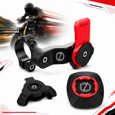Suporte para Celular Moto Quad Lock Forte Resistente 360º Guidão Bicicleta Quick Lock