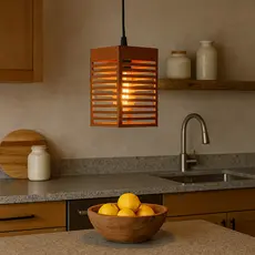 Luminária Pendente de Teto Estilo Moderno Área Gourmet - Rústico