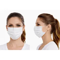 Máscara branca medix Descartável Com Filtro Branca 50 Unidades -