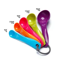 Colheres Colher Medida Medidoras Para Cozinha 5 Colheres