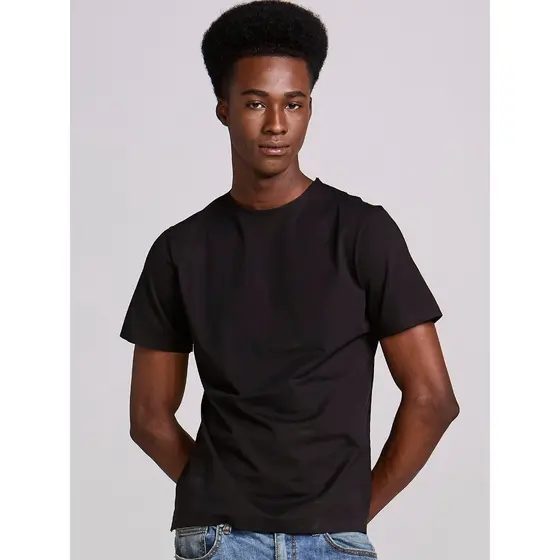 Camiseta Masculina Manga Curta Algodao Premium Sem Costura