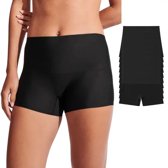 Kit com 10 Calcinhas Boxer Redutora Sem Costura Segunda Pele