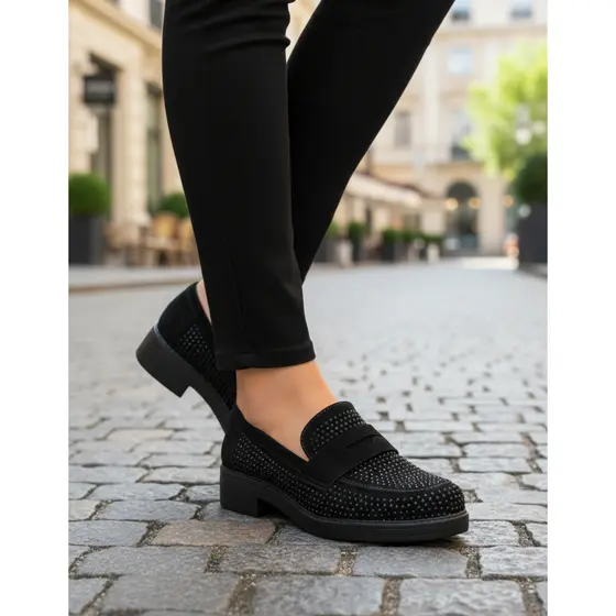 Sapato Social Mocassim Tratorado Feminino Via Marte Original Confortável Macio Versátil Moda
