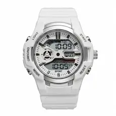 Relógio Digital Unisex Data Calendário Semana Alarme Esportivo à Prova d'água com Pulseira de Silicone Adulto Infantil