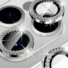 Kit Película Lente Câmera Brilho Diamante iPhone XR/11/12/13/14/15/16/16pro/16plus/16 Promax Luxo e Beleza