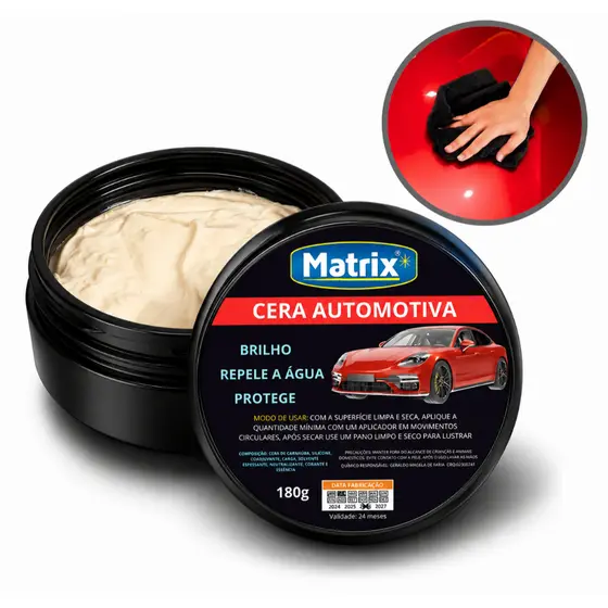 Cera Espelho Cerâmico – Remove Riscos Superficiais, Repele Água, Proteção Sol e Chuva - Todas as cores
