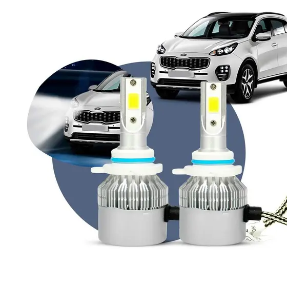 Super LED  Farol Projetor Kia Sportage 2017 A 2026 6000K 30000h