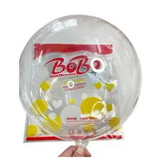 Kit 50 Balão Bubble 45cm 18 Polegadas  Transparente Bobo Premium para Festas Aniversario Decoração Resistente Duravel