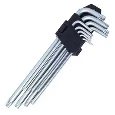Jogo de Chave Torx Extra Longa - Resistência e Precisão em Aço Cromo Vanádio