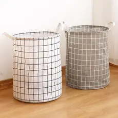 Cesto De Roupas Dobrável Multiuso Com 40 Litros  Impermeável  Compacto E Versátil 40L Para Roupa Calças