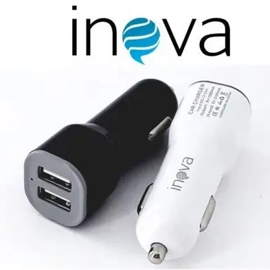 Carregador Veicular Turbo Rápido Inova 2 USB para Carro - Alta Performance e Seguro