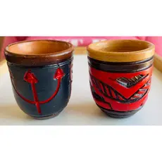 Copo shot Marajoara 50ml, Exu e Pombagira, Barro, Umbanda e Candomblé