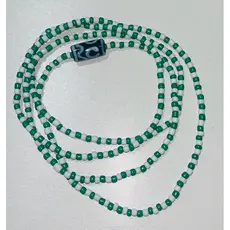 Guia Caboclo Umbanda Proteção Energia Espiritual Colar Verde Branco, Caboclo, Fio de conta