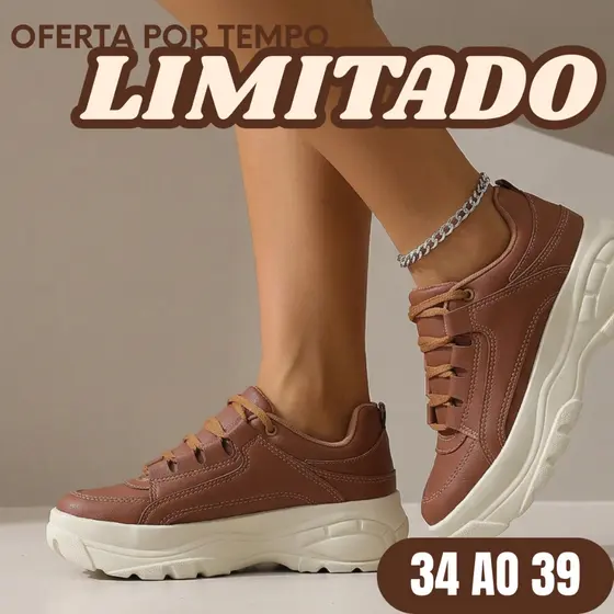 Tênis Feminino Buffalo Casual Plataforma Elegante e Premium