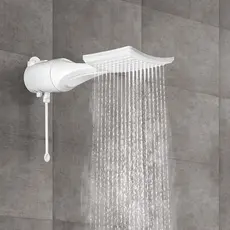 Chuveiro Ducha Eletrônico Elétrico Loren Shower Ultra Lorenzetti 127V/220V 5500W/7500w Branco