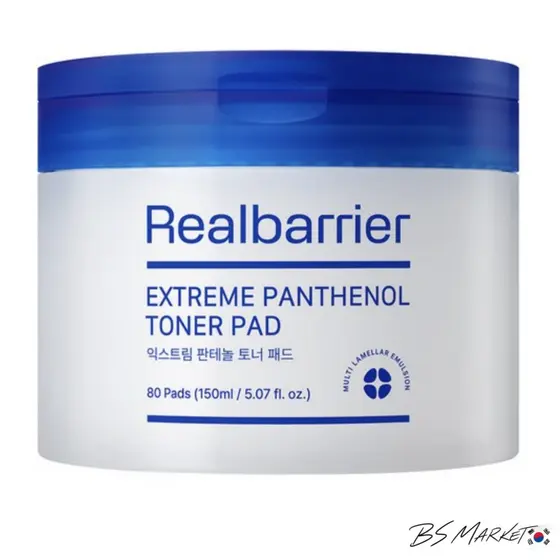 REAL Barrier Extreme Pantenol Toner Pad 80 Folhas Ceramida Hidratante Esfoliante Cuidados Com A Barreira Da Pele