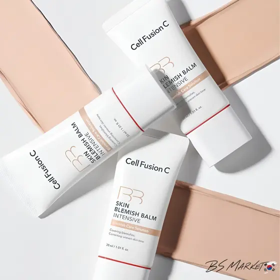 Cell Fusion C Skin Blemish Balm Creme BB Intensivo 30ml Cobertura Completa Coreano 3 Tons