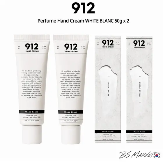 912 Perfume Creme Para Mãos Branco BLANC 50g x 2