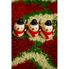 Kit 20 mini bonecos snowman bonecos de neve apliques decoração natalinas de jardim terrário