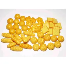 Kit 20 minituras de pães padaria casa de bonecas mini jardins dollhouse