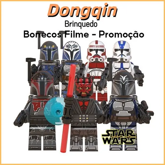 Mini Blocos de Construção Figuras de Brinquedo Star Wars Presente de Aniversário