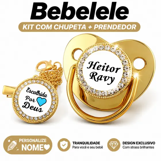 Chupeta de bebé com ponta redonda, personalizada com nome e foto, adequada para 0-18 meses