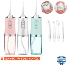 Irrigador Dental Recarregável Higiene Oral Jato Potente