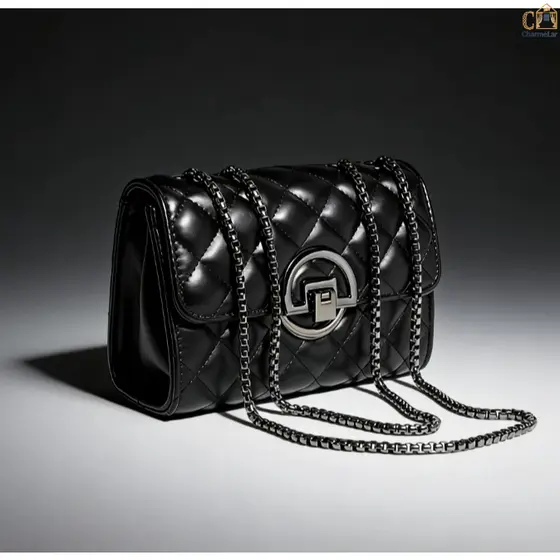 Bolsa Transversal Corrente Premio em Couro PU Excelente Design Transversal e Corrente Premio para Versatilidade e Estilo