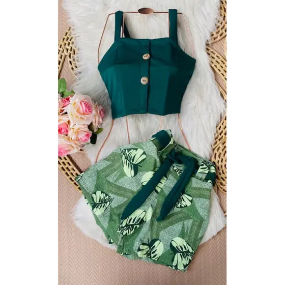 Conjunto Verde Deluxe (34-56) Modinha e Plus Size Hoje! conjunto feminino promoção