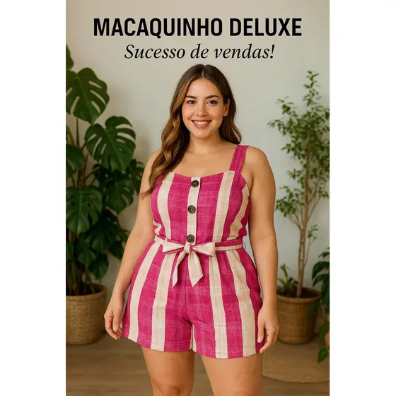 Macaquinho 34 a 56 (só hoje) todos tamanhos e cores LINDO! Plus size e modinha roupa feminina moda