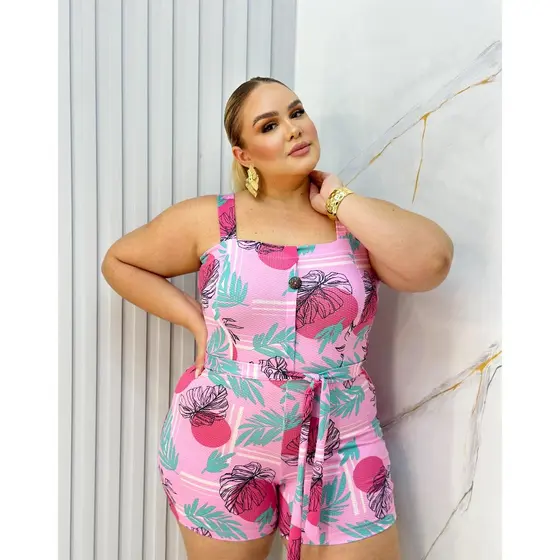 Macaquinho Kioto Japão (34-56) Plus Size 3G e GG Só Hoje PROMOÇÃO!