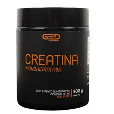 Creatina Monohidratada GED Nutrition 100% Pura Sem sabor Sem aditivos e sem glúten Alta absorção