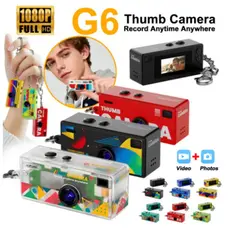 G6 Mini Câmera Com Tela Interna Casa Ao Ar Livre 1080p Esportes Vintage Portátil Gravador De Vídeo Muito Pequeno