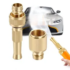 Conjunto Bico de Mangueira Compressão 1/2" + Esguicho – Ideal para Jardim e Limpeza