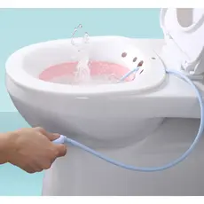 Bacia de Banho Dobrável Portátil – Banheira de Assento para Higiene Íntima Feminina