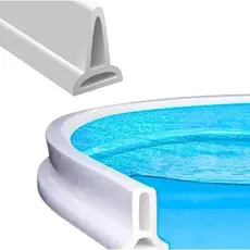 Fita de Isolamento Auto-Adesiva de Silicone para Banheiro - 1,5m/3m, Proteção Durável Contra Água