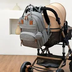 Mochila Bolsa Maternidade Original Impermeável Porta mamadeira Fralda Menina Menino