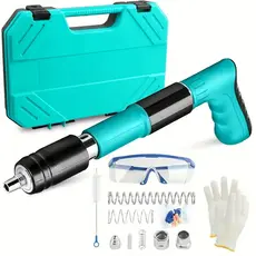Qualidade superior Pistola / Alicate Rebitador de Fixação Finca Pino Kit Completo