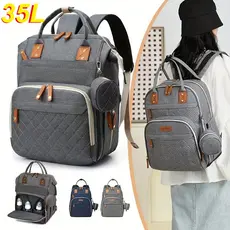 Mochila Bolsa Maternidade Mamãe Bebê Impermeável Porta mamadeira Fralda Menina Menino
