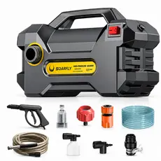 SOARFLY 4800W Jato De Água De Alta Pressão Lavagem De Carro Casa Limpador Spray Lavadora Automático mesin basuh kereta