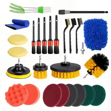 Kit 27 Escovas De Limpeza Pesada Para Parafusadeira Furadeira - de lavagem de veículos