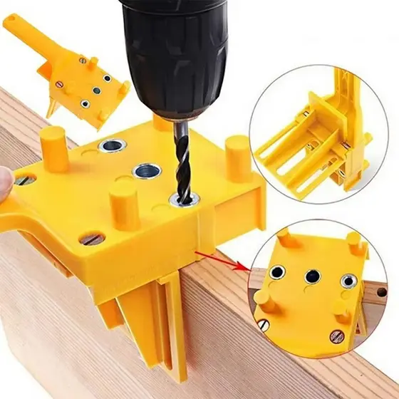 Guia Gabarito Para Cavilhas Marcenaria Furo Métrico 6 8 10mm