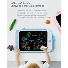Lousa Mágica Tela Lcd Tablet Infantil De Escrever E Desenhar 8.5  Polegadas