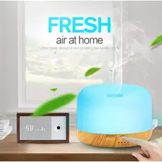 Umidificador de ar de 300/500 ml com controle remoto, difusor ultrassônico de aromaterapia colorido