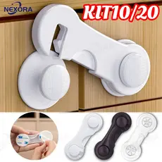 Kit 10 Travas Para Gaveta Porta Armário Segurança Bebê - Opção de cores