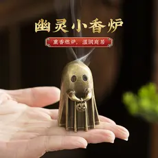 queimador de incenso em forma de fantasma, decoração criativa e fofa para mesa, queimador de incenso em forma de