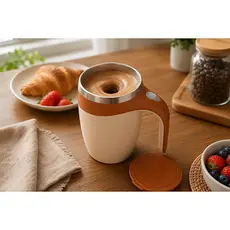 Caneca Mixer Automatico Inox Misturador Eletrico 380ml Portatil Pratico