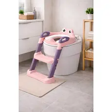 Assento Infantil Confortavel Seguro Redutor Vaso Sanitario Rosa Azul Facil Limpeza