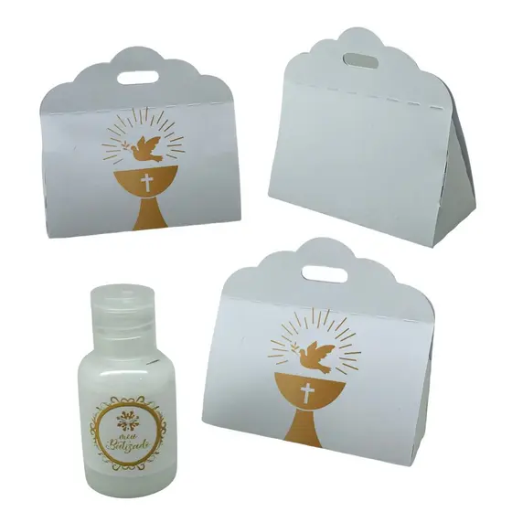 Kit 10 Bols Lembrancinha Batizado Hidratante Cheirinho