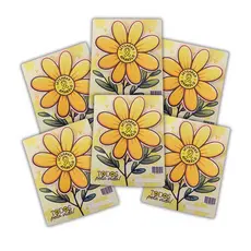 Kit 50 Card Girassol 3D Setembro Amarelo Lembrancinha